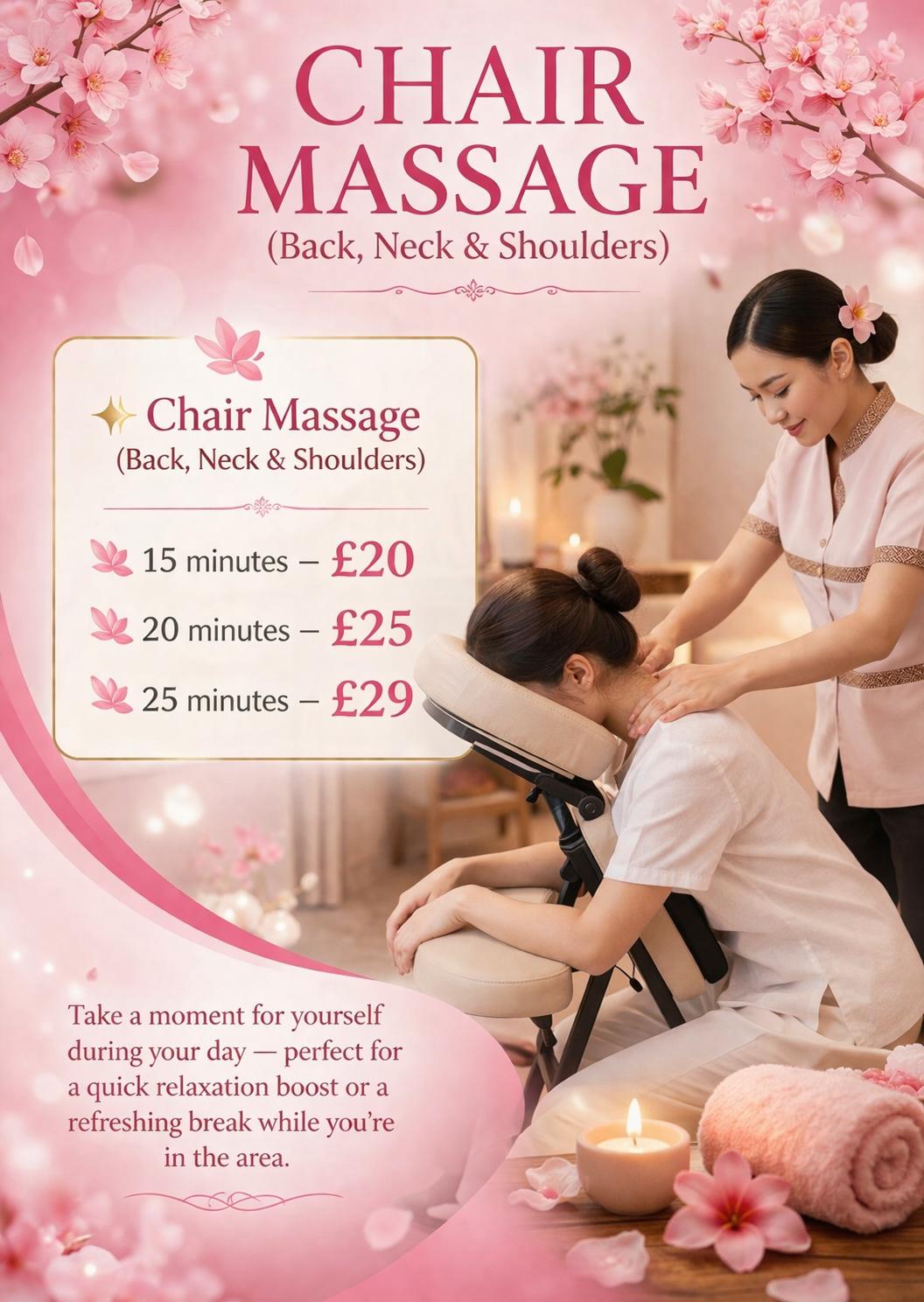 Chair Massage £20